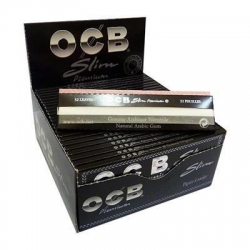 Bibułka OCB Slim Premium, czarna